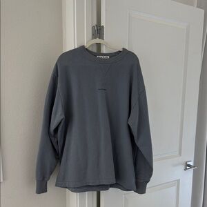 Acne Men's Gray Crewneck Sweater